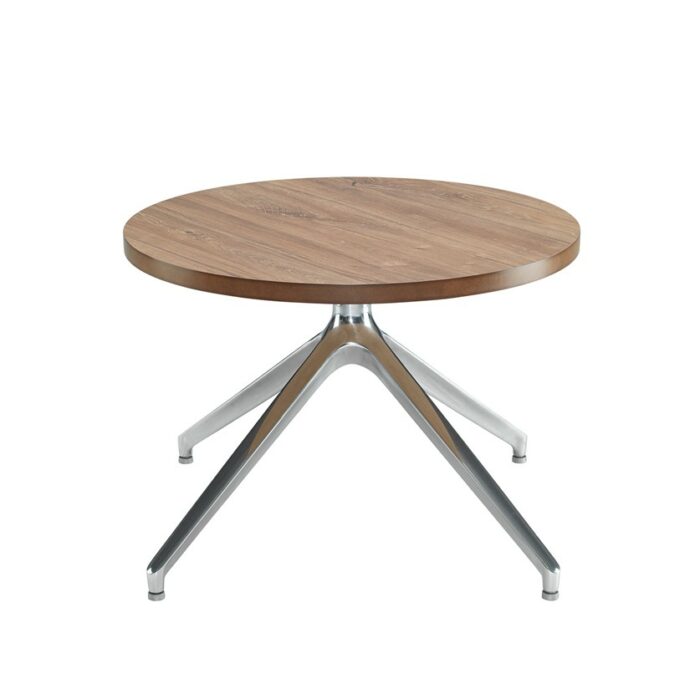 DAMS Otis coffee table 600mm diameter with oak top and pyramid base-27343