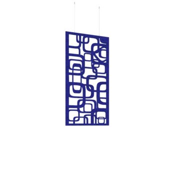 DAMS Piano Chords acoustic patterned hanging screens 1200 x 600mm with hanging wires and hooks - Bygone (4 pack)-0