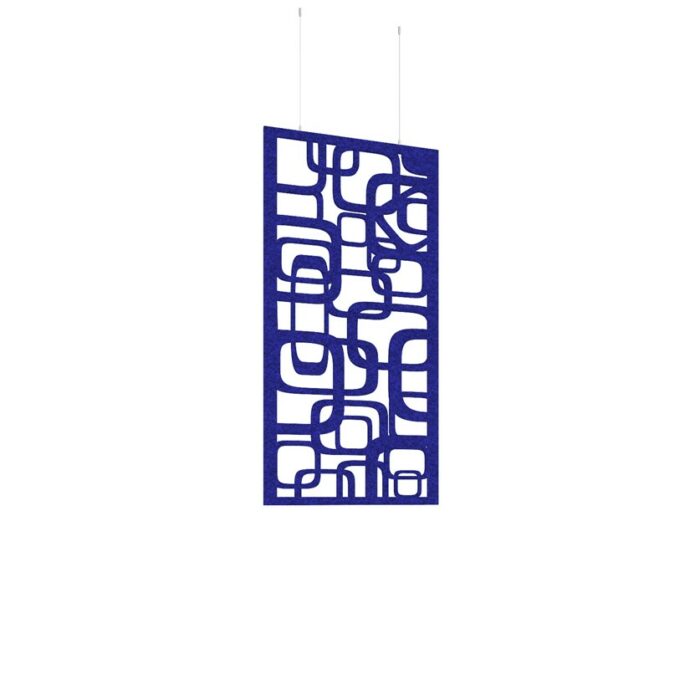 DAMS Piano Chords acoustic patterned hanging screens 1200 x 600mm with hanging wires and hooks - Bygone (4 pack)-0