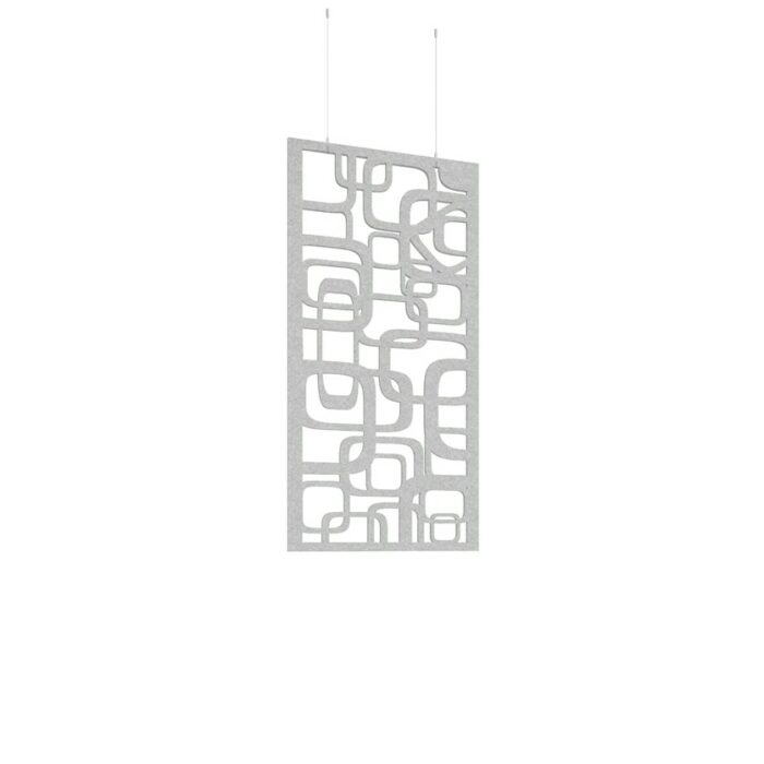 DAMS Piano Chords acoustic patterned hanging screens 1200 x 600mm with hanging wires and hooks - Bygone (4 pack)-27193