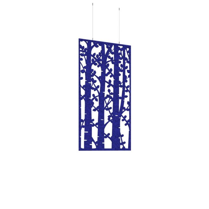 DAMS Piano Chords acoustic patterned hanging screens 1200 x 600mm with hanging wires and hooks - Ebony (4 pack)-0