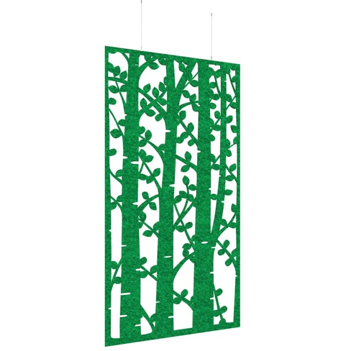 DAMS Piano Chords acoustic patterned hanging screens 2400 x 1200mm with hanging wires and hooks - Ebony-27218