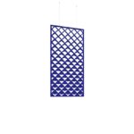 DAMS Piano Chords acoustic patterned hanging screens 1200 x 600mm with hanging wires and hooks - Reflection (4 pack)-0