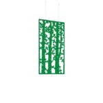 DAMS Piano Chords acoustic patterned hanging screens 1200 x 600mm with hanging wires and hooks - Shatter (4 pack)-27236