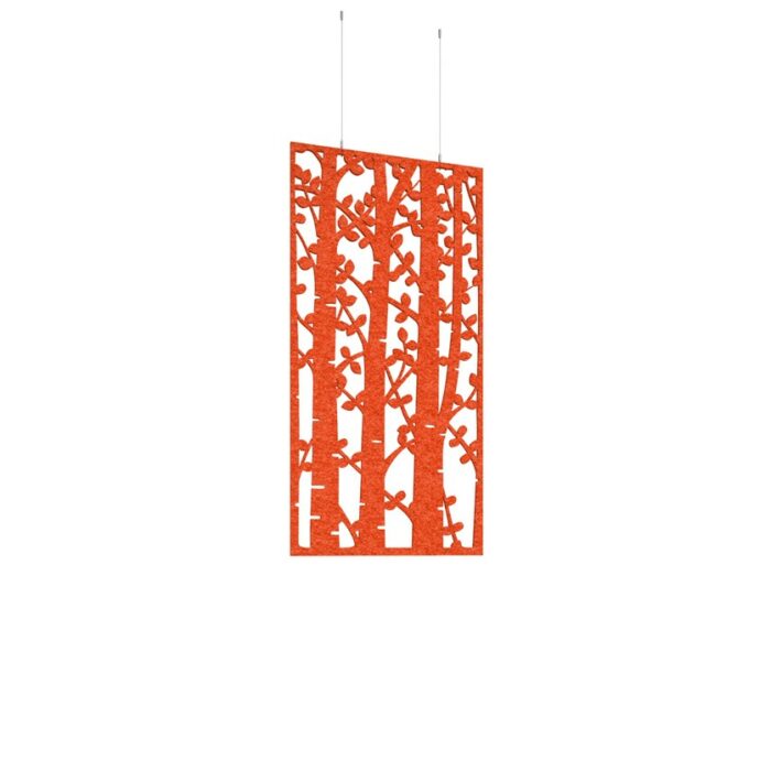 DAMS Piano Chords acoustic patterned hanging screens 1200 x 600mm with hanging wires and hooks - Shatter (4 pack)-27233
