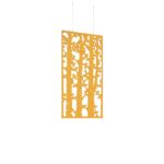 DAMS Piano Chords acoustic patterned hanging screens 1200 x 600mm with hanging wires and hooks - Shatter (4 pack)-27238