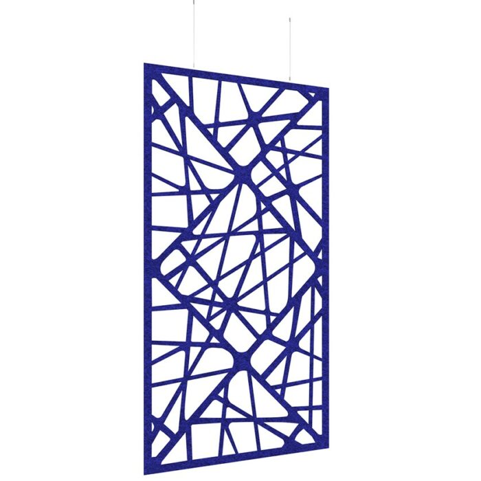 DAMS Piano Chords acoustic patterned hanging screens 2400 x 1200mm with hanging wires and hooks - Shatter-0