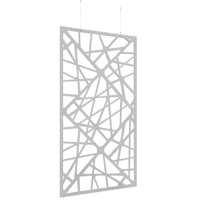 DAMS Piano Chords acoustic patterned hanging screens 2400 x 1200mm with hanging wires and hooks - Shatter-27240