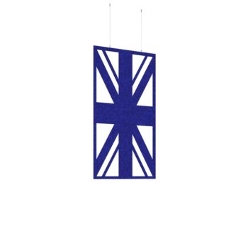 DAMS Piano Chords acoustic patterned hanging screens 1200 x 600mm with hanging wires and hooks - Union (4 pack)-0