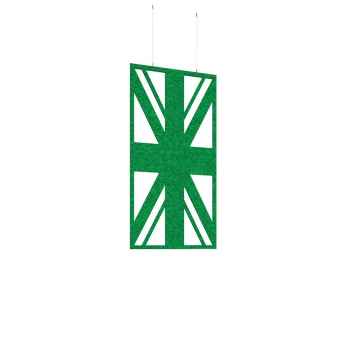DAMS Piano Chords acoustic patterned hanging screens 1200 x 600mm with hanging wires and hooks - Union (4 pack)-27253