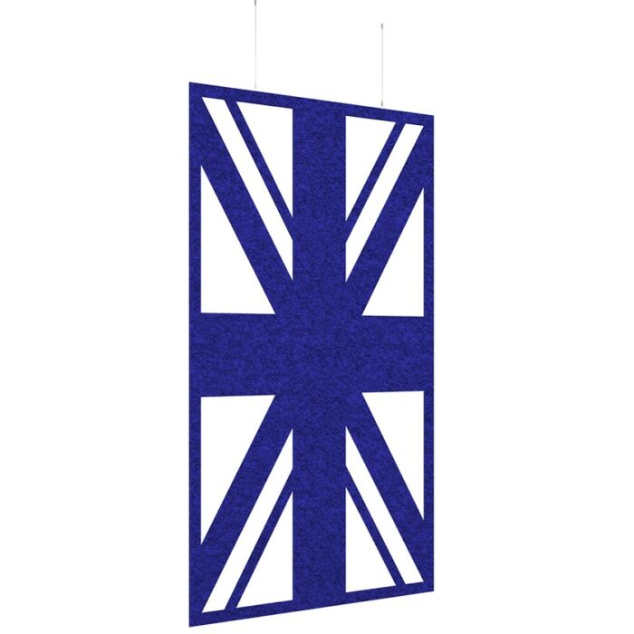 DAMS Piano Chords acoustic patterned hanging screens 2400 x 1200mm with hanging wires and hooks - Union-0