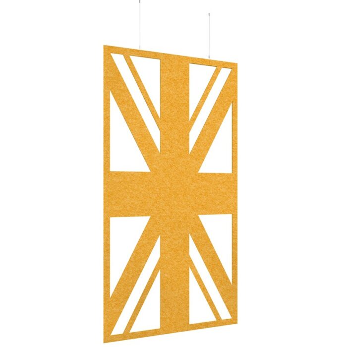 DAMS Piano Chords acoustic patterned hanging screens 2400 x 1200mm with hanging wires and hooks - Union-27256