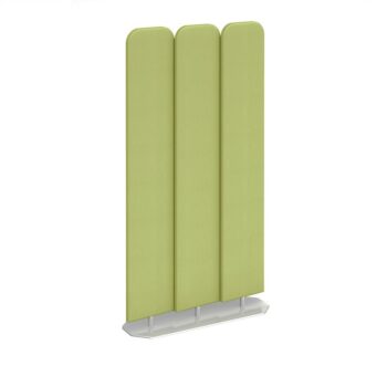 DAMS Piano Keys acoustic screen with silver base and 3 rotating panels-0