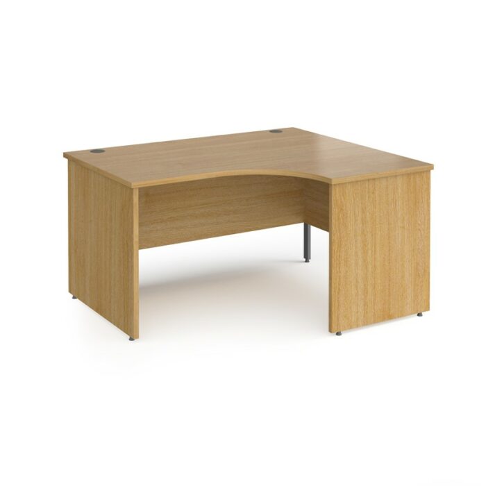 DAMS Contract 25 right hand ergonomic desk with panel ends-26871