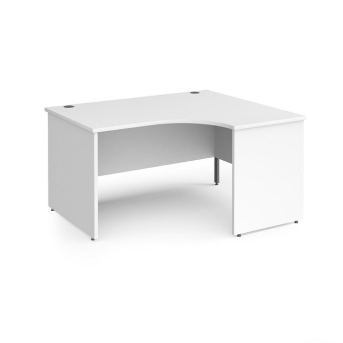 DAMS Contract 25 right hand ergonomic desk with panel ends-26869