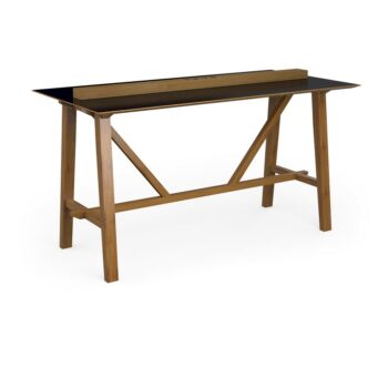 DAMS Crew poseur worktable 2000mm x 1000mm with oak power bar and mdf top with chamfered edges - made to order-0
