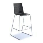 DAMS Harmony multi-purpose stool with chrome sled frame -28008