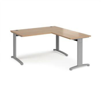 DAMS TR10 desk with 800mm return desk -0
