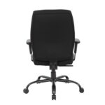 Dams Porter bariatric operator chair with black fabric seat and back-26758