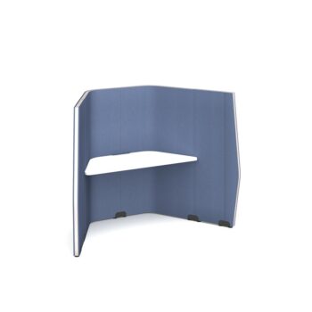 DAMS Priva study angular workstation pod 1500mm high - made to order-0