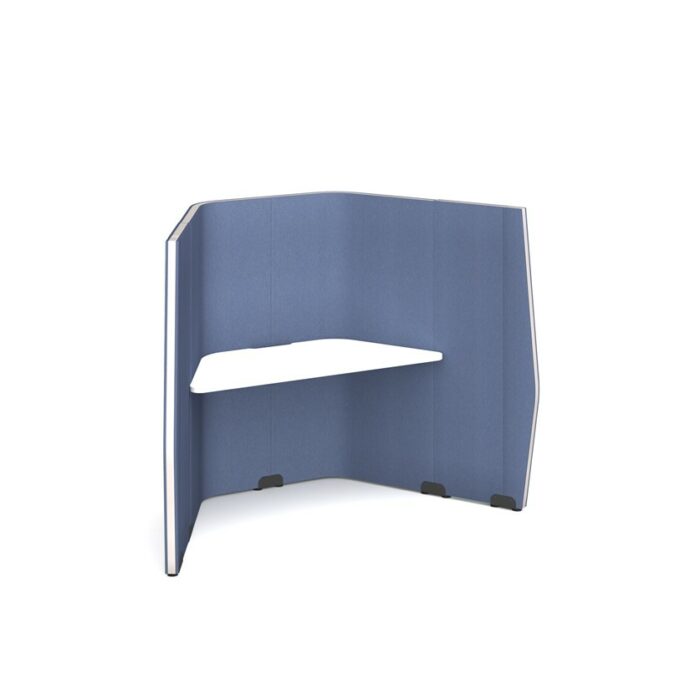 DAMS Priva study angular workstation pod 1500mm high - made to order-0