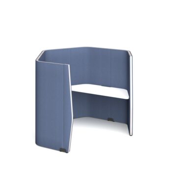 DAMS Priva large hexagonal workstation pod 1500mm high - made to order-0