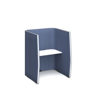 DAMS Priva study rectangular workstation pod 1500mm high - made to order-0