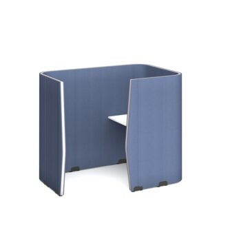 DAMS Priva rectangular workstation pod 1500mm high - made to order-0