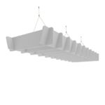 DAMS Piano Scales acoustic suspended ceiling raft 2400 x 800mm - Lattice-27269