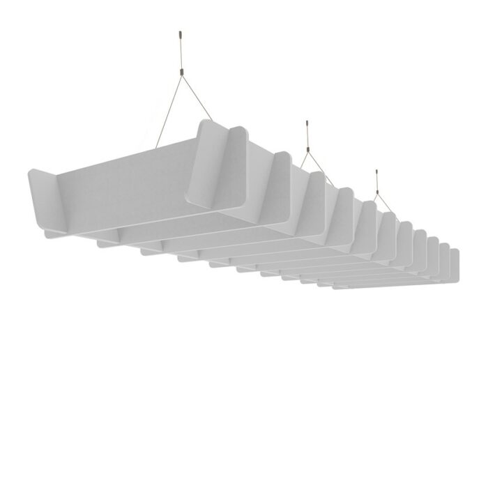 DAMS Piano Scales acoustic suspended ceiling raft 2400 x 800mm - Lattice-27269