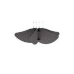DAMS Piano Scales acoustic suspended ceiling raft 1200 x 1200mm - Sun-27275