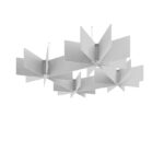 DAMS Piano Scales acoustic suspended ceiling raft 1750 x 1750mm - Echo Grid-27282