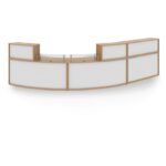 DAMS Denver extra large curved complete reception unit -0