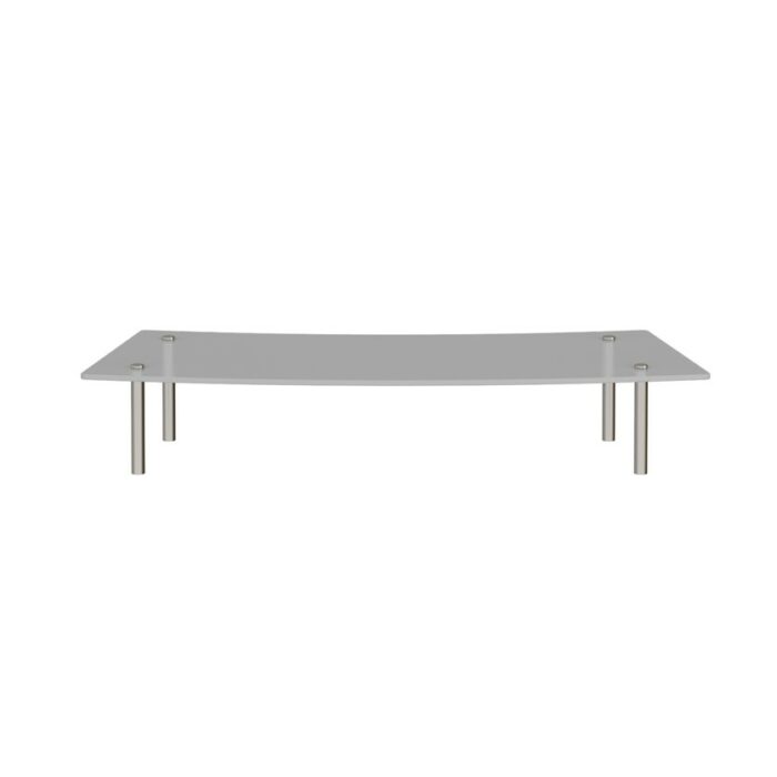 DAMS Denver reception glass shelf 800mm curved-0
