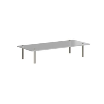 DAMS Denver reception glass shelf 800mm straight-0