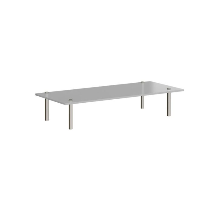 DAMS Denver reception glass shelf 800mm straight-0