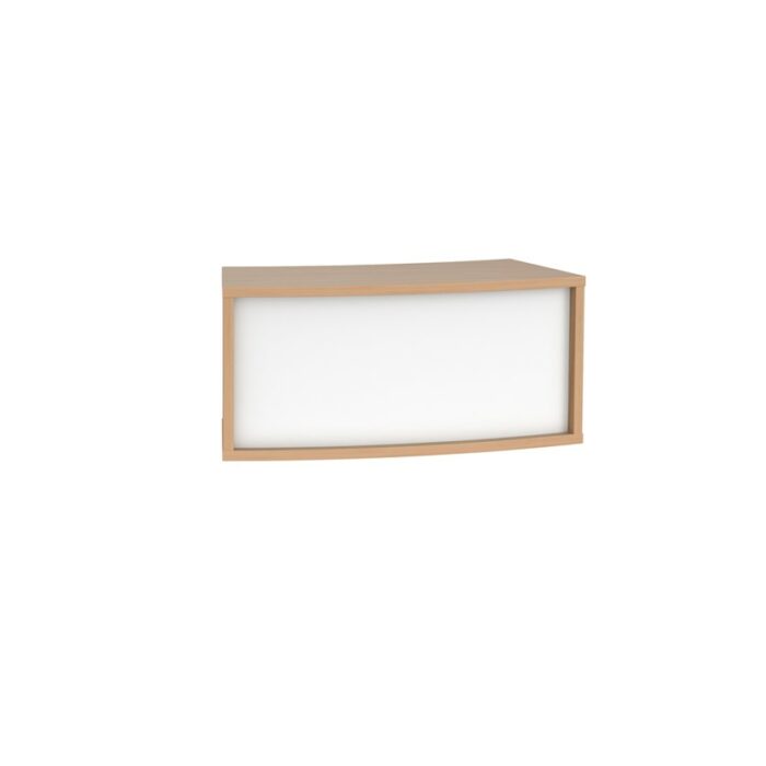 DAMS Denver reception 45° curved top unit 800mm-27602