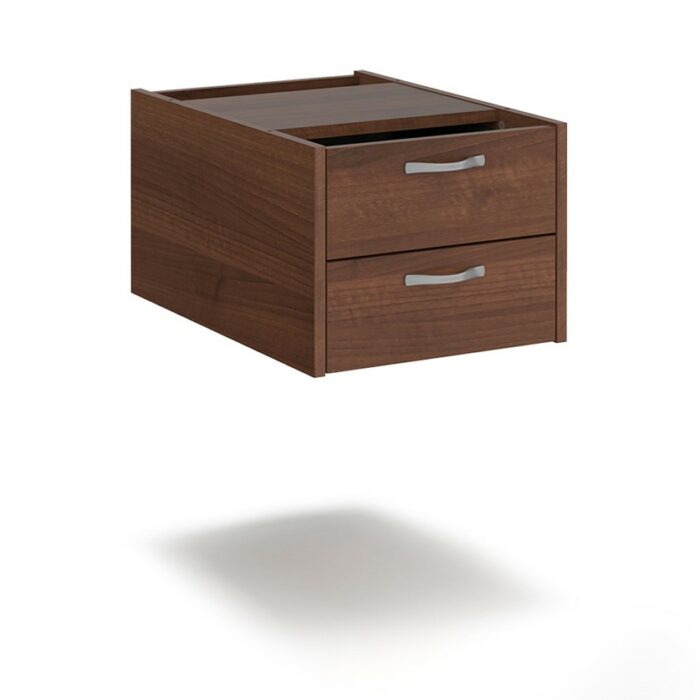 DAMS Maestro 25 shallow 2/3 drawer fixed pedestal for 600mm deep desks-26902