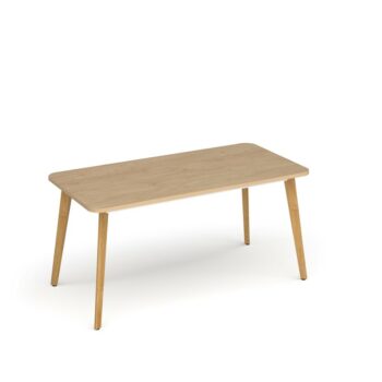 DAMS Saxon rectangular worktable with 4 oak legs 1800mm x 800mm-0