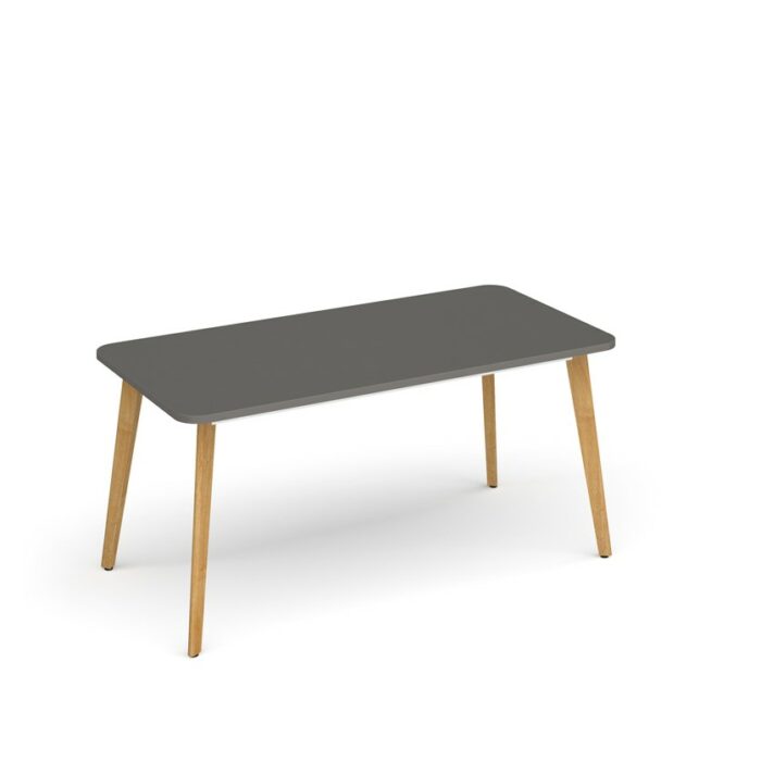 DAMS Saxon rectangular worktable with 4 oak legs 1800mm x 800mm-27443