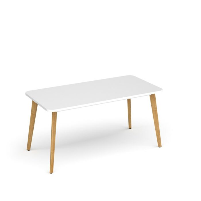 DAMS Saxon rectangular worktable with 4 oak legs 1800mm x 800mm-27444