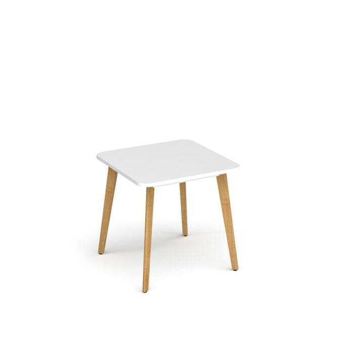 DAMS Saxon square worktable with 4 oak legs 800mm-27440