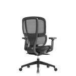DAMS Shelby black mesh back operator chair with black fabric seat-27626