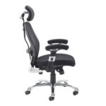 DAMS Sandro mesh back executive chair with black air mesh seat and head rest-26780
