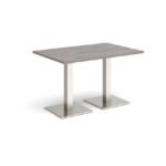 DAMS Brescia rectangular dining table with flat square base 1200mm x 800mm-35382