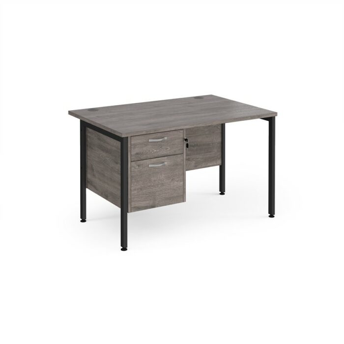 DAMS Maestro 25 straight desk with 2 drawer pedestal -26652