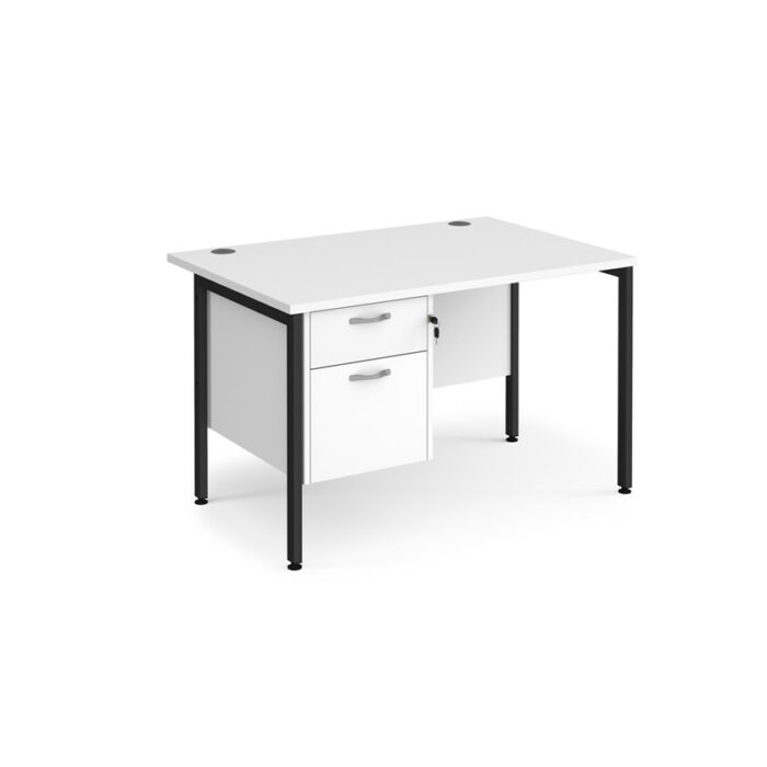 DAMS Maestro 25 straight desk with 2 drawer pedestal -26656