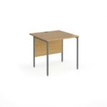 DAMS Contract 25 straight desk with graphite H-Frame leg-26875