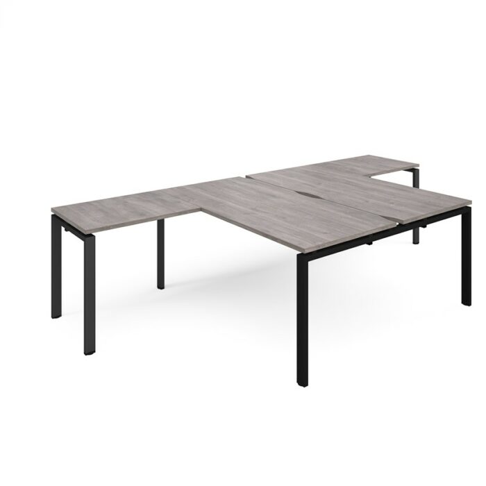 DAMS Adapt back to back desks with return desks-26081