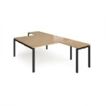 DAMS Adapt back to back desks with return desks-26084